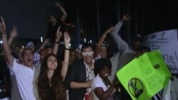 Celebran fanáticos victoria del Miami Heat