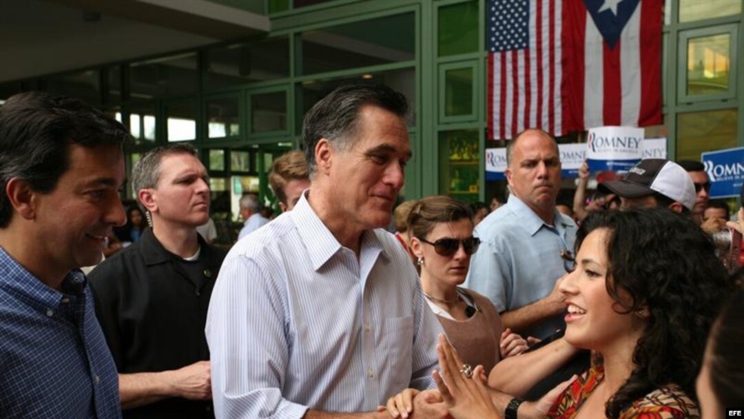 Mitt Romney, candidato presidencial republicano, gana Puerto Rico