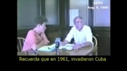 Bernie Sanders habla sobre Cuba en 1985