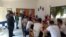 Los cubanos tras ser capturados. Foto Secretaría de Seguridad Pública del Estado de Veracruz