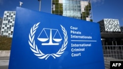 (FILES) This general view shows the exterior of the International Criminal Court (ICC) in The Hague on March 28, 2026.