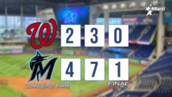 Los Marlins de Miami se impusieron a los Nacionales de Washington