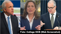 Congresistas Carlos Giménez, María Elvira Salazar y Mario Díaz-Balart