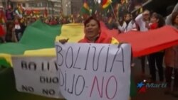 Protestan en Bolivia por cuarta postulación de Evo Morales a la presidencia