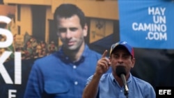 Fotografía de archivo del líder opositor venezolano Henrique Capriles. 