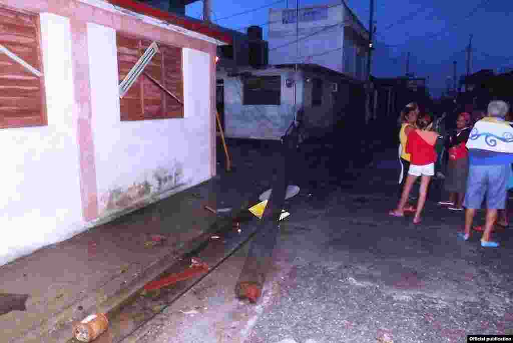 El impacto de Matthew en Baracoa. Foto Tomada de Radio Baracoa