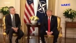 Donald Trump criticó al presidente francés durante sus declaraciones en la OTAN