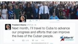 Obama: "El próximo mes viajaré a Cuba"