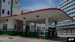 Imagen de una gasolinera en Cuba