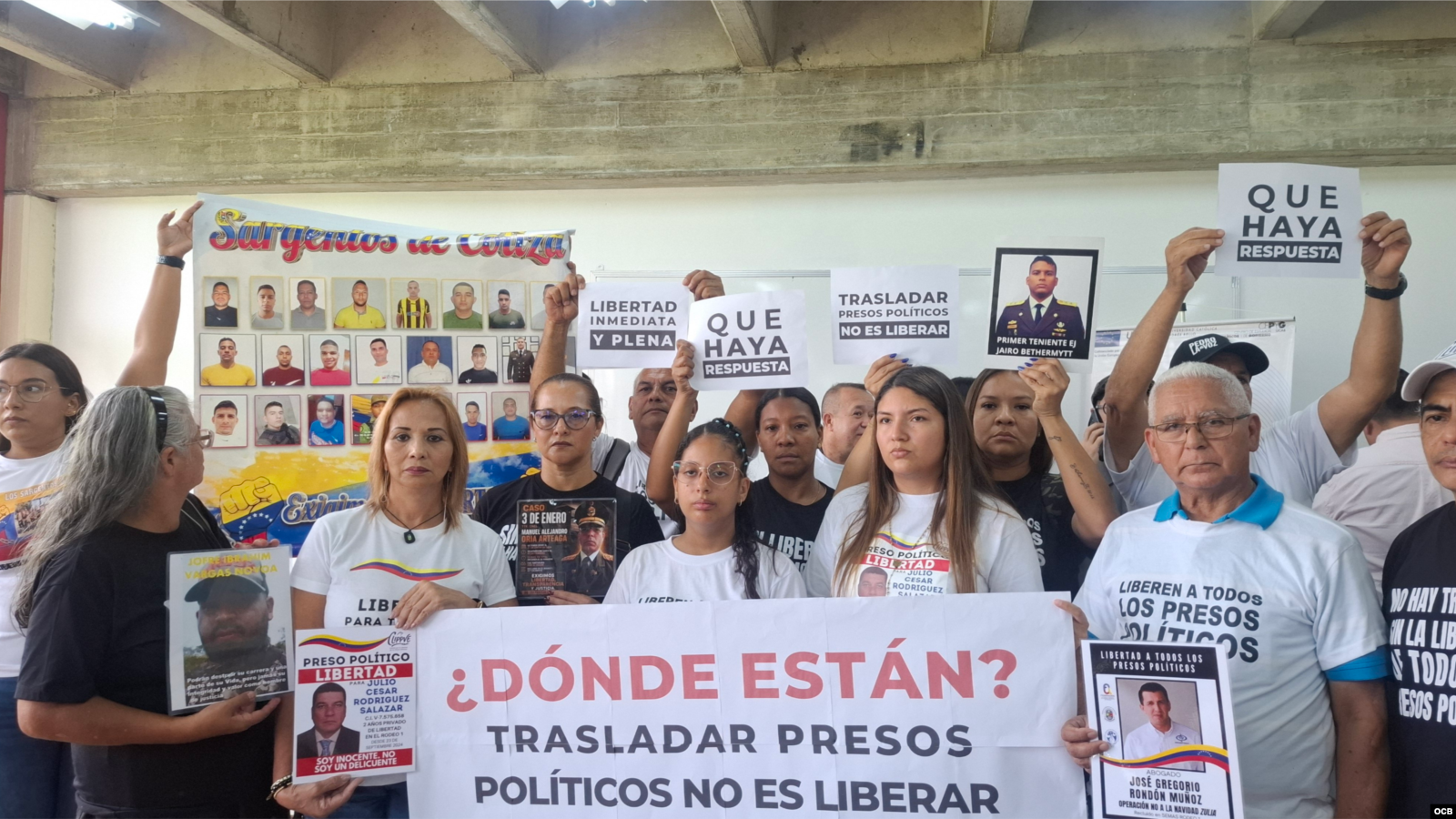 Familiares de presos políticos exigen libertad y una “ruta electoral auténtica” en Venezuela