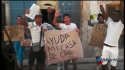 Siete cubanos siguen detenidos por protestar contra corrupción y derrumbes