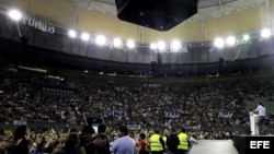 El líder de Podemos, Pablo Iglesias, interviene en la Asamblea Ciudadana "Sí Se Puede".