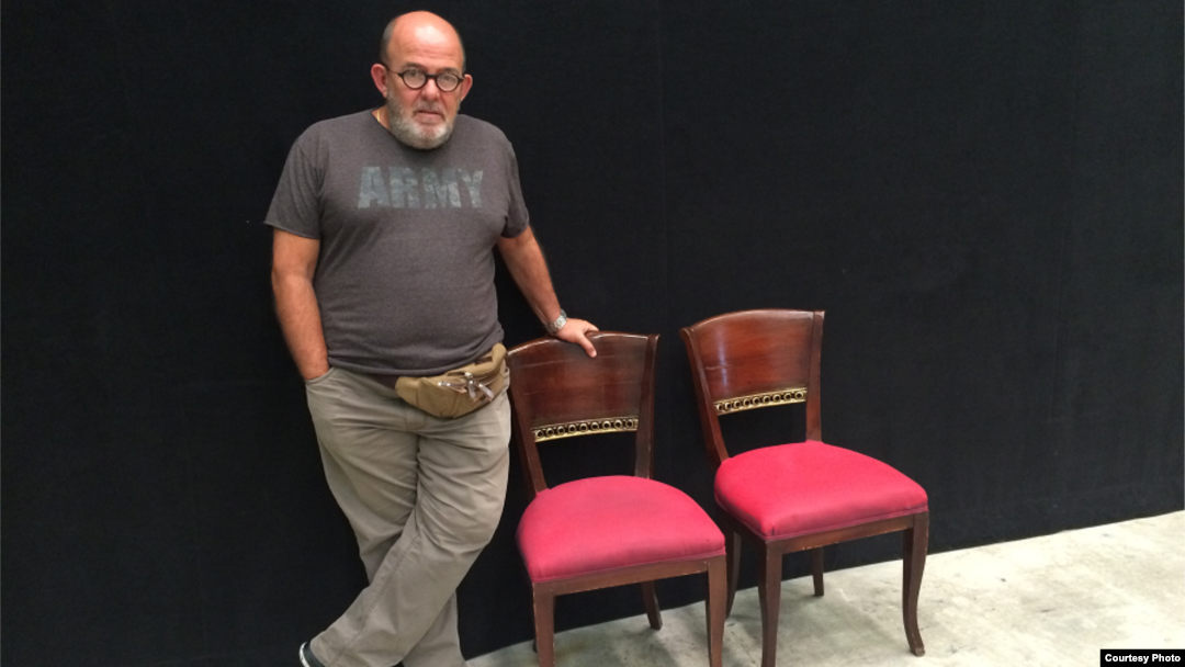 Carlos Díaz, director de Teatro El Público, esta semana en Miami (foto de Jorge Ignacio Pérez)
