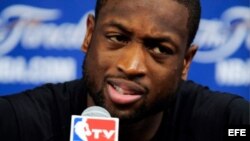 Dwyane Wade cuando jugaba en el Miami Heat en 2011.