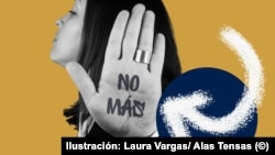Violencia machista en Cuba. (Ilustración de Laura Vargas/ Alas Tensas)