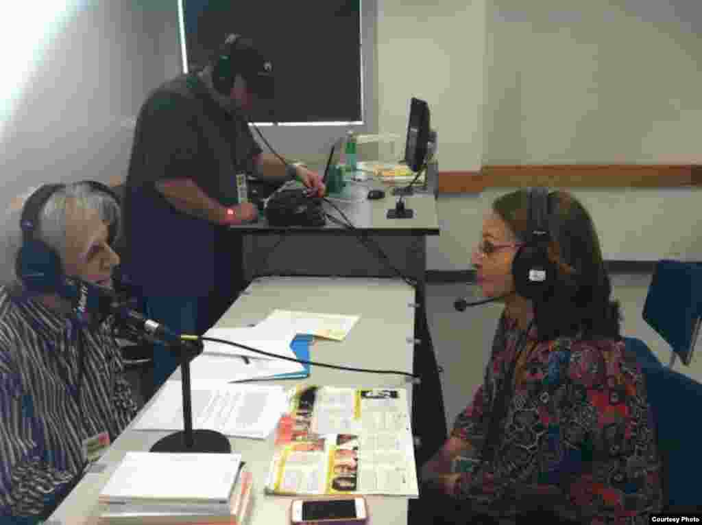 Alina Interán, directoria de la Feria en el programa Mi Gente