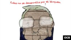 Garrincha's cartoon about Raul Castro in United Nations Assembly