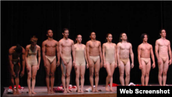 Bailarines del grupo Codanza en Holguin.