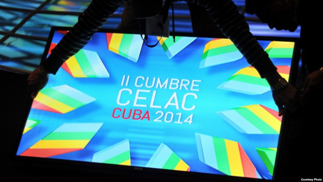 Cartel de la II Cumbre de la CELAC en La Habana