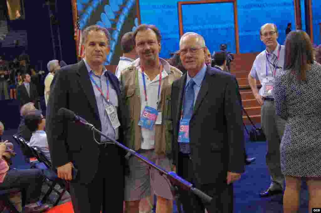 Carlos Garcia, Jose Gaston y Jorge Riopedre