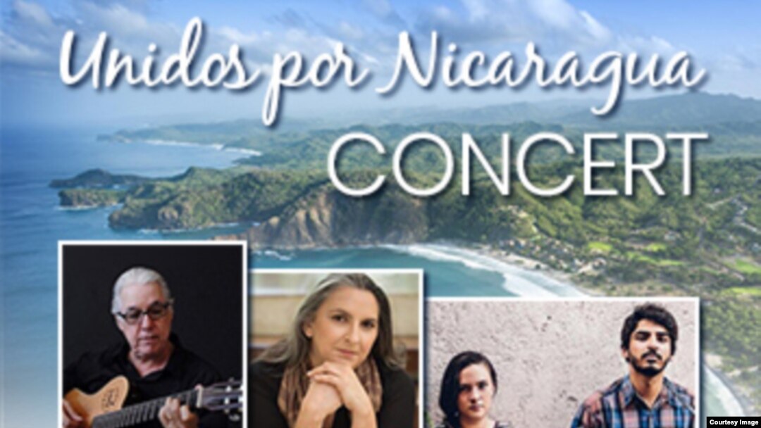 Cartel del concierto en el Miami Dade College Campus Kendall. 