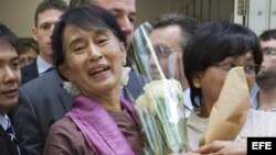 Líder opositora birmana, Aung San Suu Kyi