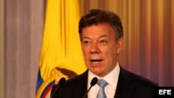 El presidente de Colombia, Juan Manuel Santos