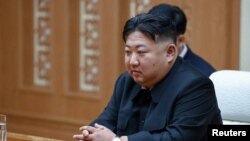 Kim Jong Un, dictador de Corea del Norte, el 19 de octubre de 2023. (Russian Foreign Ministry/Handout via REUTERS).