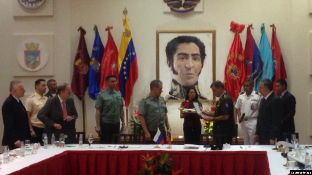 Ministro de Defensa de Rusia en Venezuela.