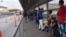 Cubanos bloqueados en la frontera de EEUU con Nuevo Laredo, México. 