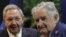 Raúl Castro y José Mujica durante la II Cumbre de la CELAC en La Habana