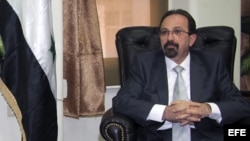El ministro de Salud sirio, Saad Abdul-Salam al-Nayef, en Damasco, Siria