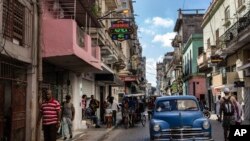 Una calle de La Habana el 11 de noviembre del 2023. (AP/Ramón Espinosa).
