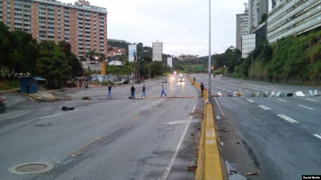 Las calles desiertas a primera hora del jueves. 