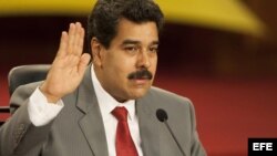 El presidente venezolano, Nicolás Maduro, afirma que no acepta las condiciones de la MUD para establecer un diálogo de paz.