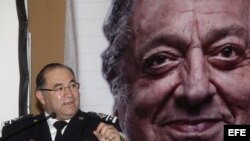 El Comisionado General de la Policía Federal, Enrique Galindo Ceballos. 