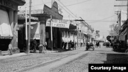 Calle Galiano, La Habana, hacia 1900.