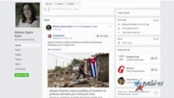 Facebook restablece a hija de Castro publicación que anima a donar en cuenta de banco de GAESA