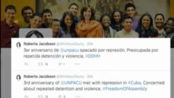 Alta funcionaria estadounidense preocupada por represión contra grupo opositor cubano