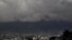Panorámica de la ciudad de Tuxtla Gutiérrez, capital del estado mexicano de Chiapas hoy, miércoles 29 de mayo de 2013, donde se observa la nubosidad propiciada por "Bárbara".