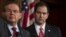 El senador demócrata Bob Menendez (izq.) y el republicano Marco Rubio. (Archivo)