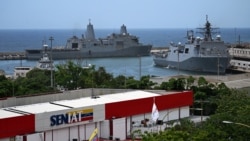 Comando Sur de EEUU suma otro buque para asistencia humanitaria a Venezuela Source:
AFP