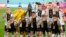 Jugadores del equipo de Alemania se tapan la boca con las manos durante una foto de equipo antes de su partido contra Japón en el Grupo E de la Copa Mundial. (AP Foto/Matthias Schrader).