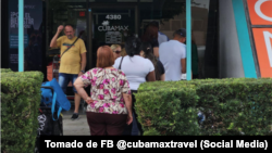 Una de las oficinas de Cubamax en Estados Unidos.