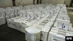 CULMINA ENTREGA DE MATERIAL PARA LAS ELECCIONES GENERALES EN NICARAGUA