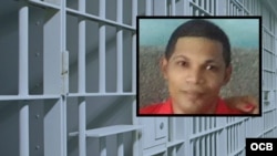 Preso político Aliesky Calderín Acosta, encarcelado en Kilo 8.