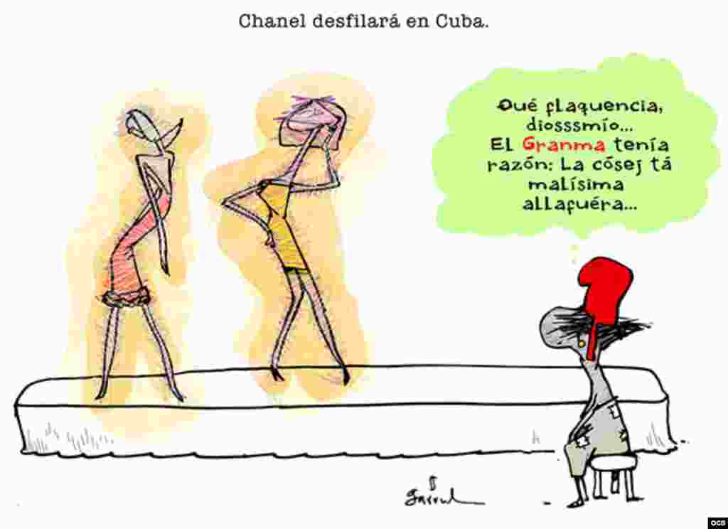Garrincha cartoon fashion chanel