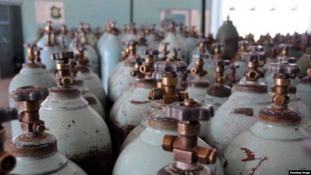 Cilindro gases Cuba