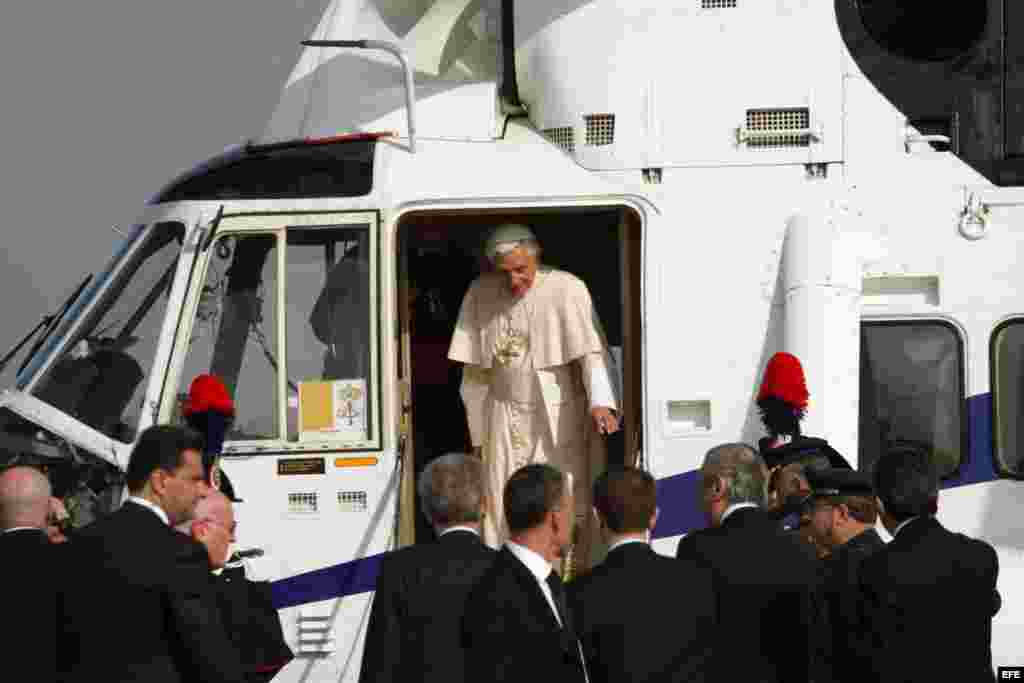 El Papa Benedicto XVI emprende su viaje a M&eacute;xico
