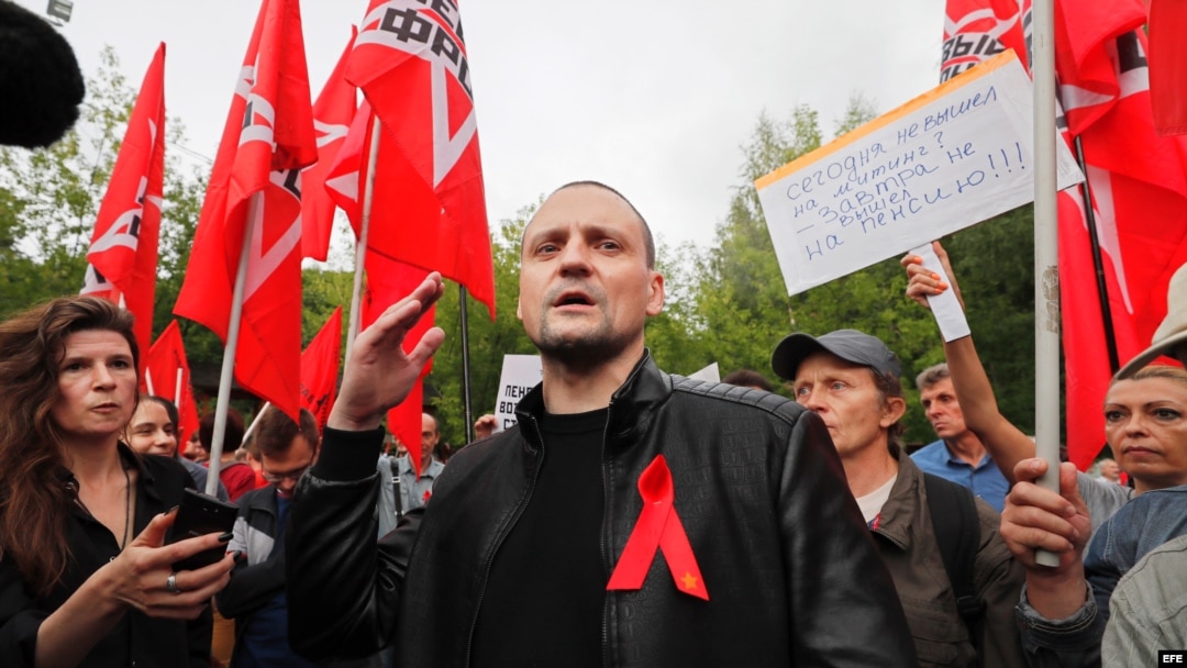 Protesta de la oposición